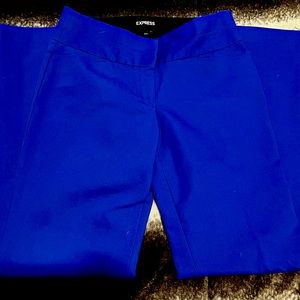 Express Editor Blue Slacks Sz 4R